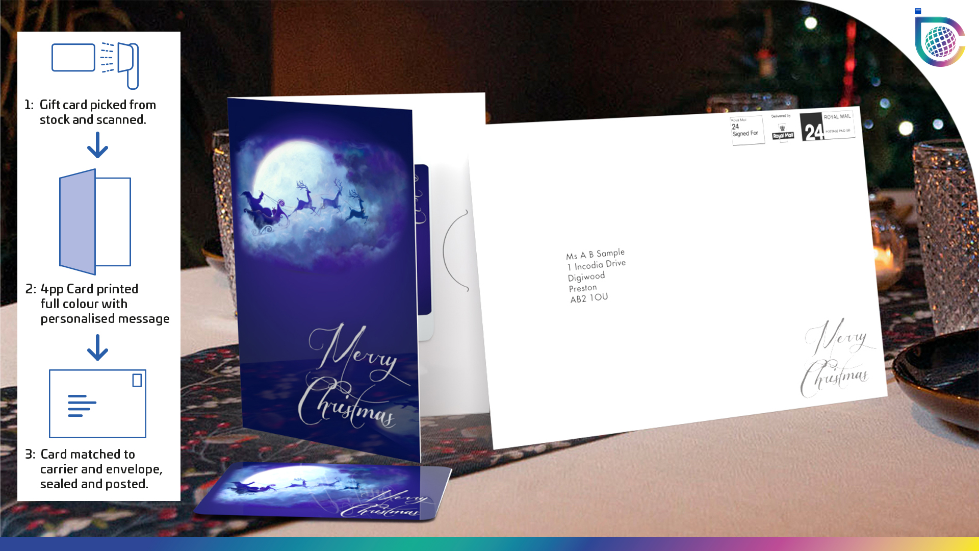 Discover our personalised Print-On-Demand greetings card solution